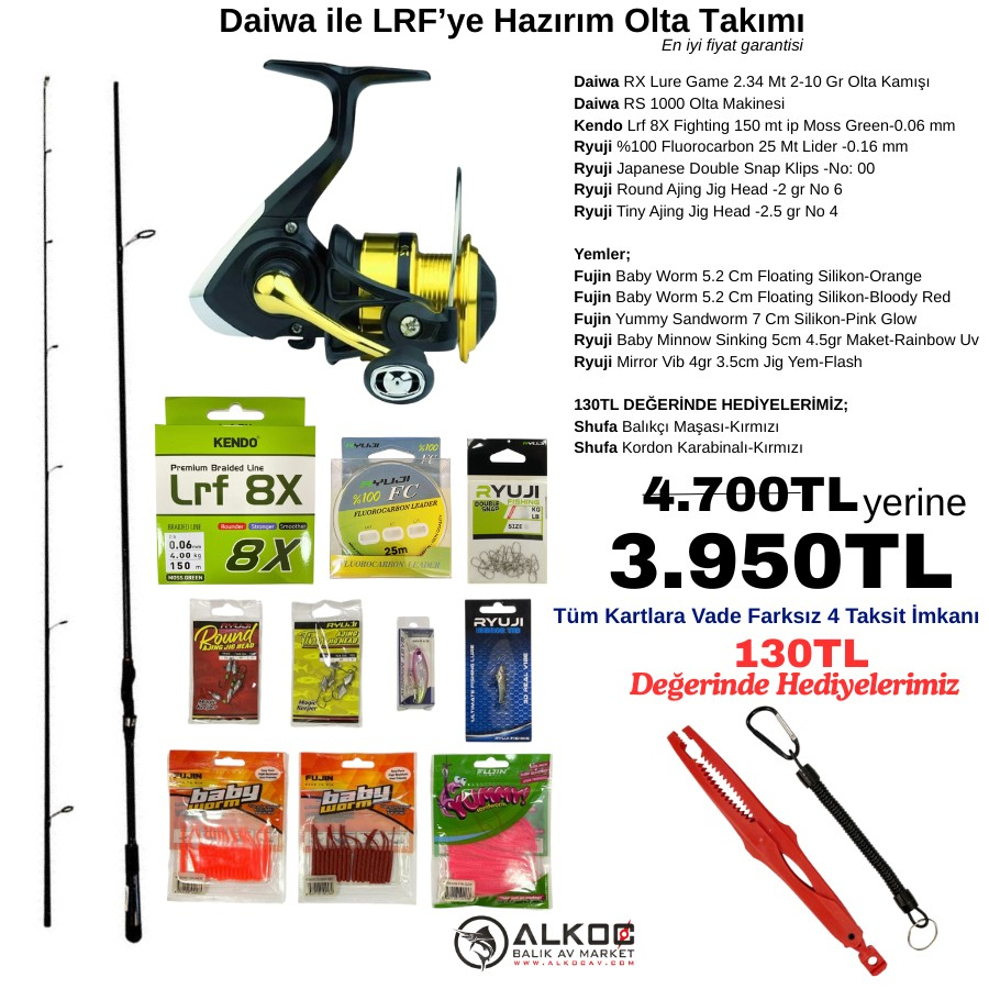 Daiwa ile LRF’ye Hazırım Olta Takımı