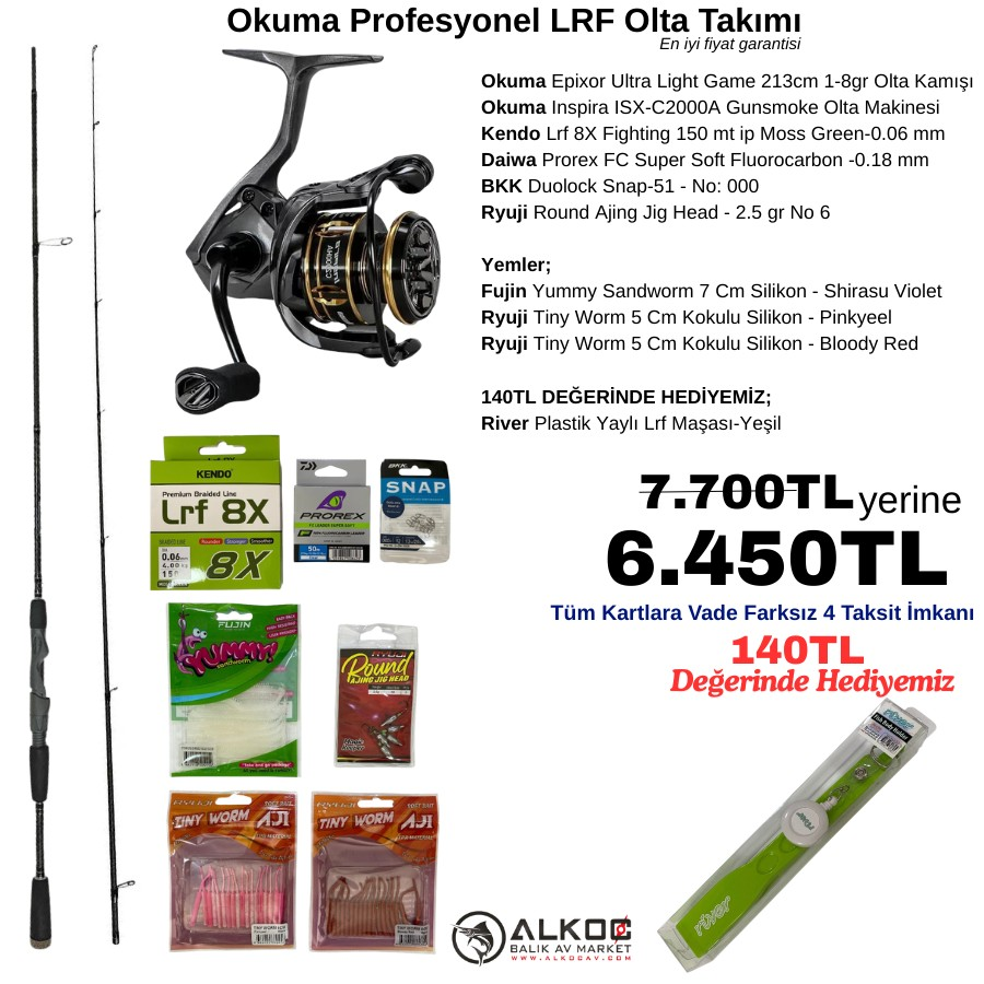Okuma Profesyonel LRF Olta Takımı