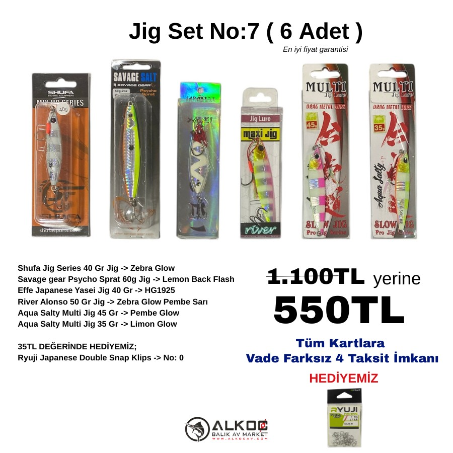 Jig Set No:7 ( 6 Adet )