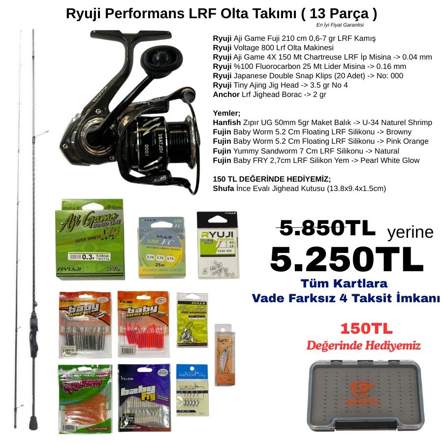 Ryuji Performans LRF Olta Takımı ( 13 Parça )
