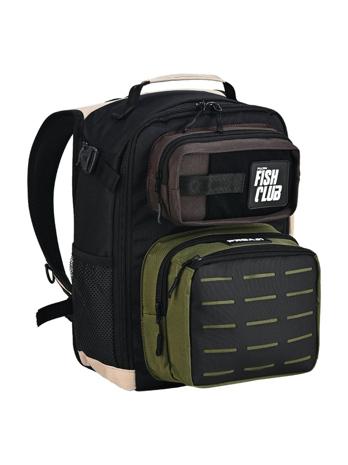 Fujin ProAji Back Pack Green Bej Balıkçı Sırt Çantası