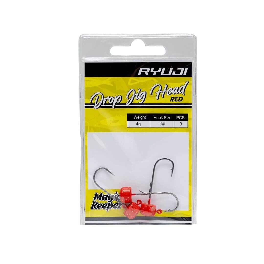 Ryuji Drop Jighead Red UV
