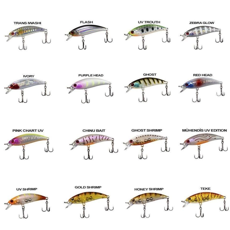 Ryuji Baby Minnow Sinking 5cm 4.5gr Maket Balık