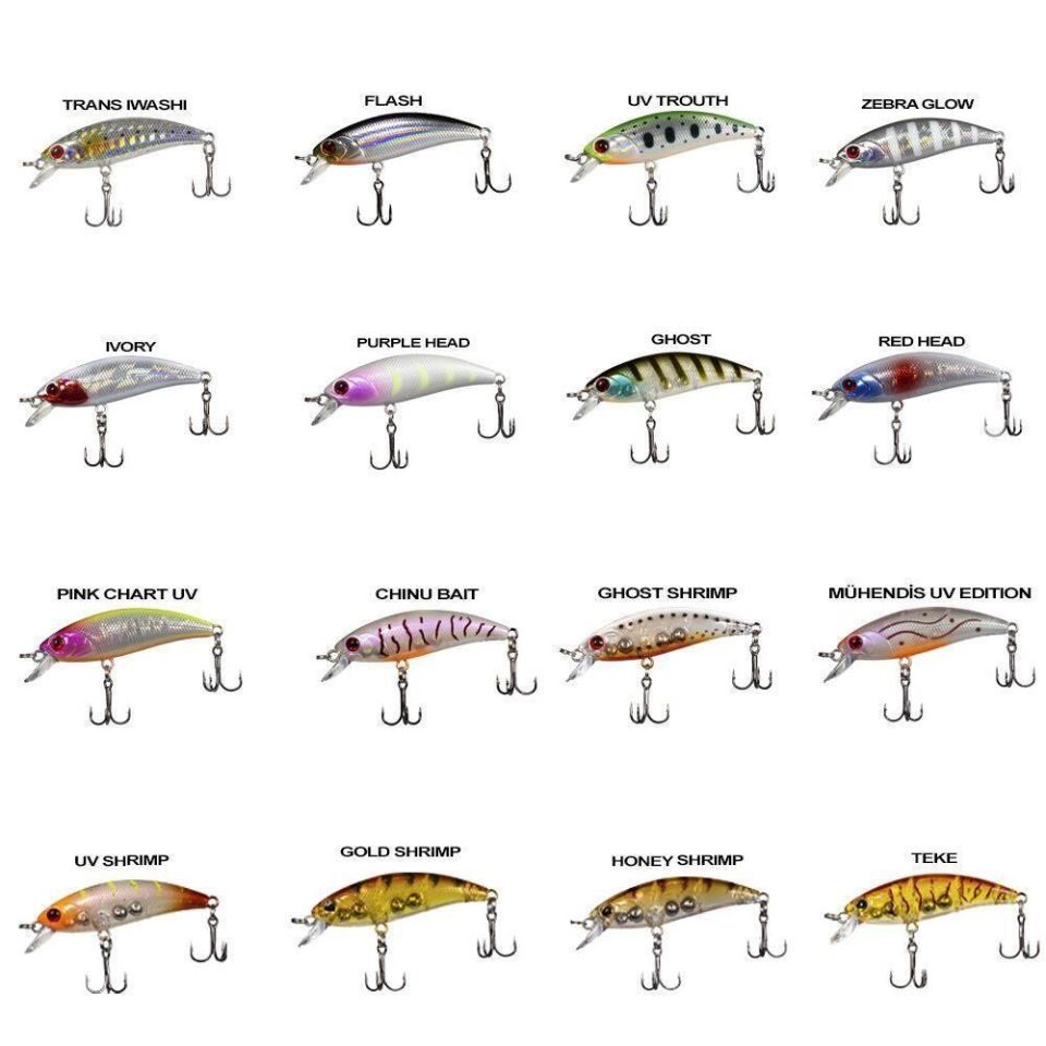 Ryuji Baby Minnow Sinking 5cm 4.5gr Maket Balık