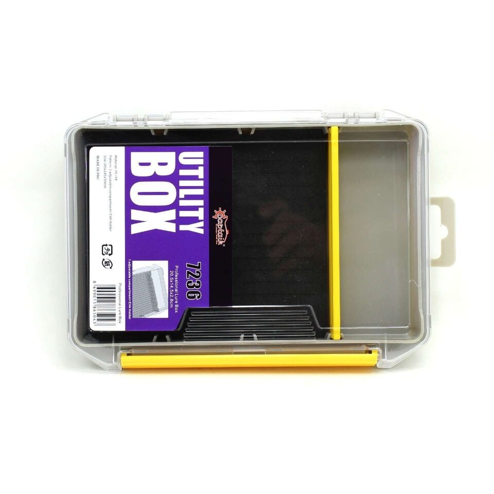 Captain 7237 Profesyonel Sahte Balık ve Jig Kutusu 20x14x3cm