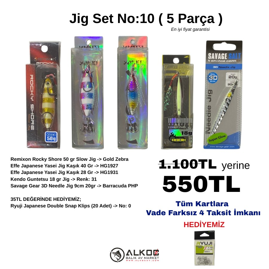 Jig Set No:10 ( 5 Parça )