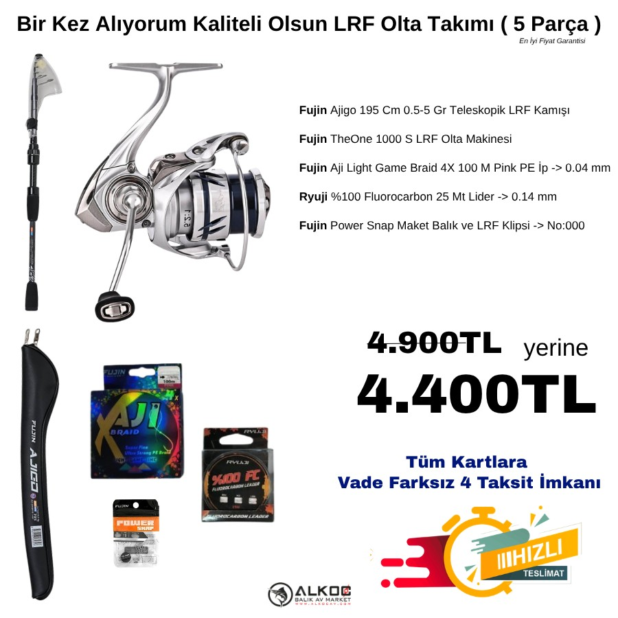 Bir Kez Alıyorum Kaliteli Olsun LRF Olta Takımı