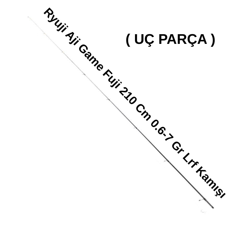 (UÇ PARÇA) Ryuji Aji Game Fuji 210 Cm 0.6-7 Gr Lrf Kamışı