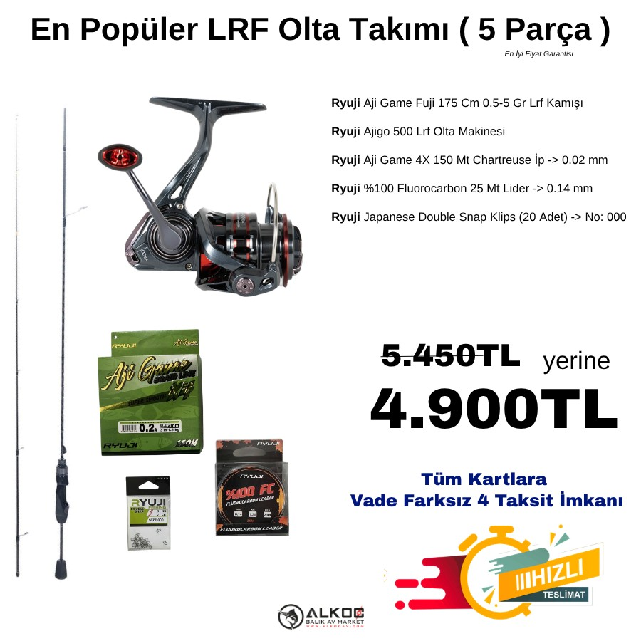 En Popüler LRF Olta Takımı ( 5 Parça )