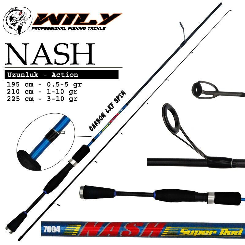 Wily Nash 210 cm 1-10 gr LRF Kamışı