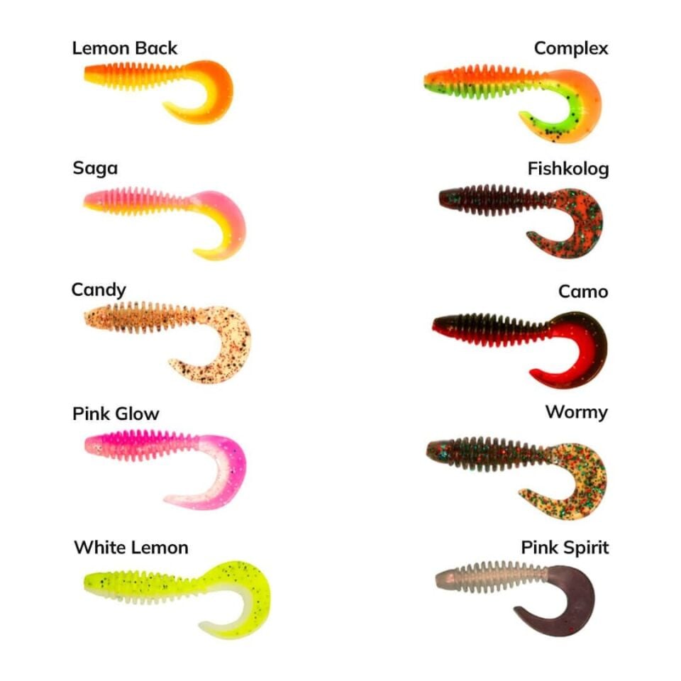 Caretta Curly 5 Cm LRF Silikon Yem