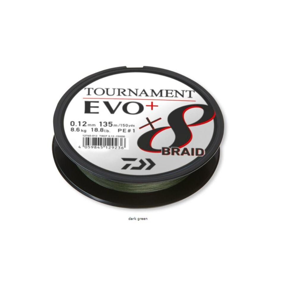 Daiwa Tournament EVO+ 8B Dark Green 135 Mt İp Misina