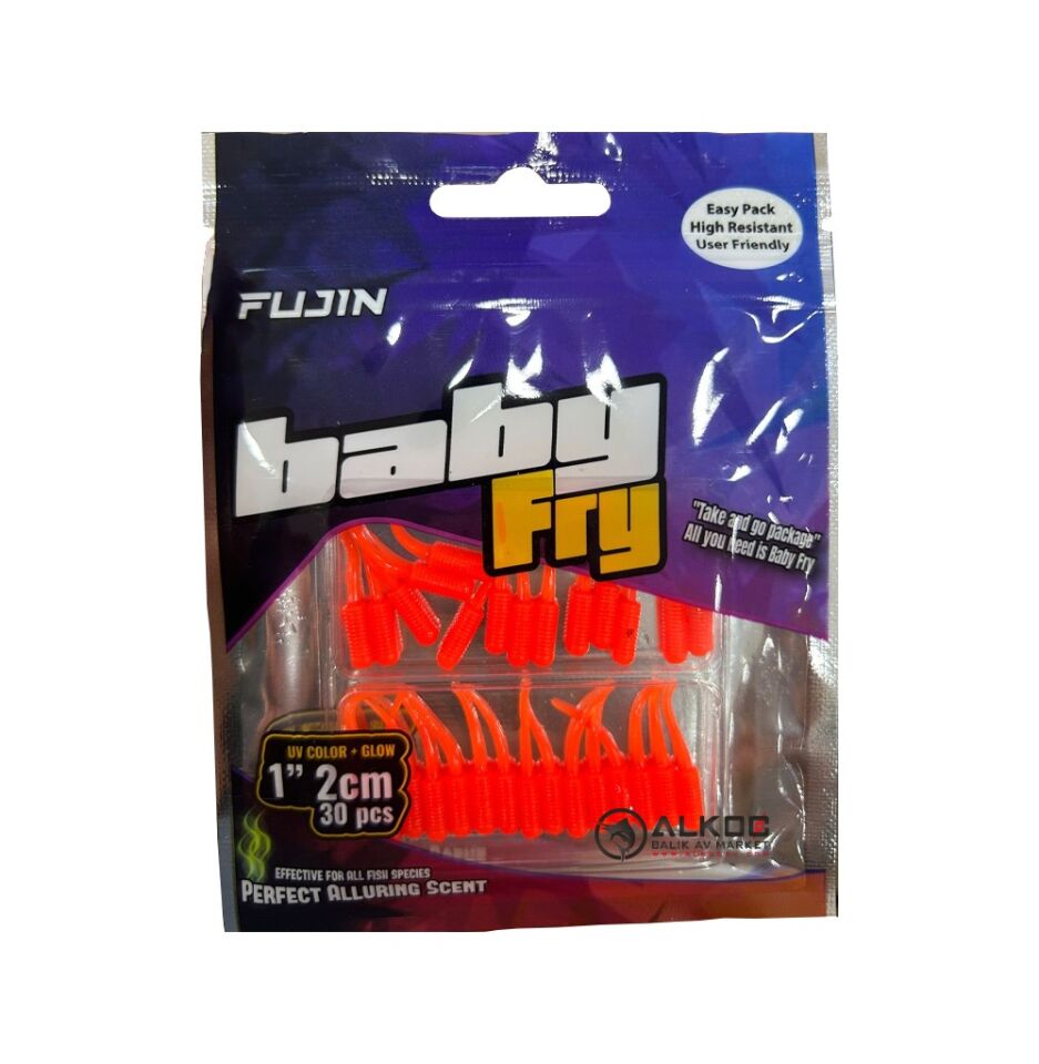 Fujin Baby FRY 2,7cm LRF Silikon Yem Uv Fire Tiger