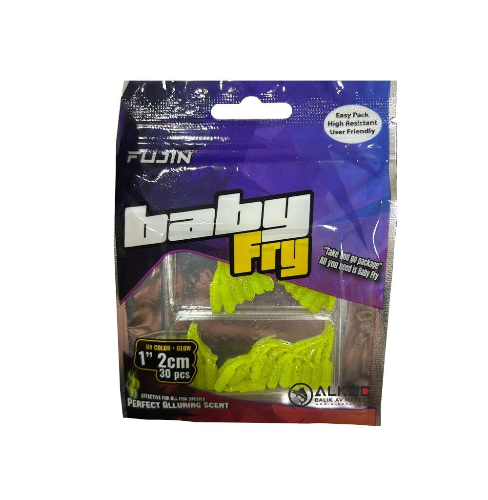 Fujin Baby FRY 2,7cm LRF Silikon Yem Yellow