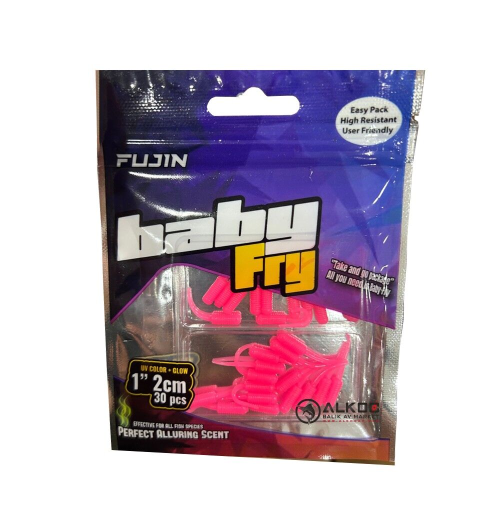 Fujin Baby FRY 2,7cm LRF Silikon Yem Pink Glow