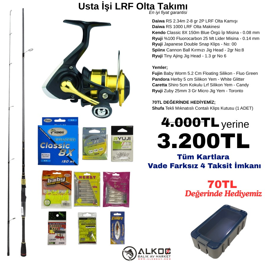 Usta İşi LRF Olta Takımı