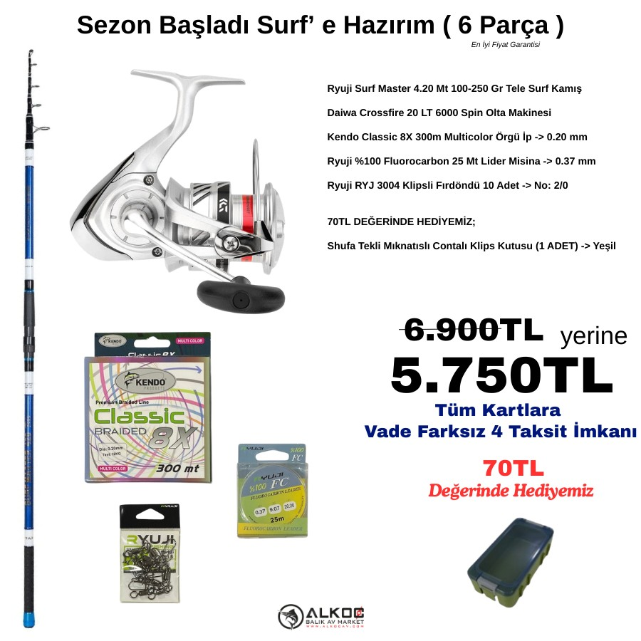 Sezon Başladı Surf’ e Hazırım ( 6 Parça )
