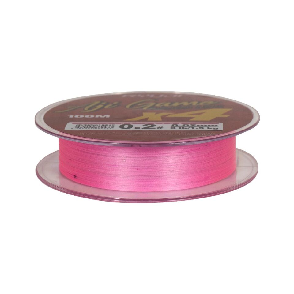 Ryuji Aji Game 4X 100 Mt Pink LRF İp Misina
