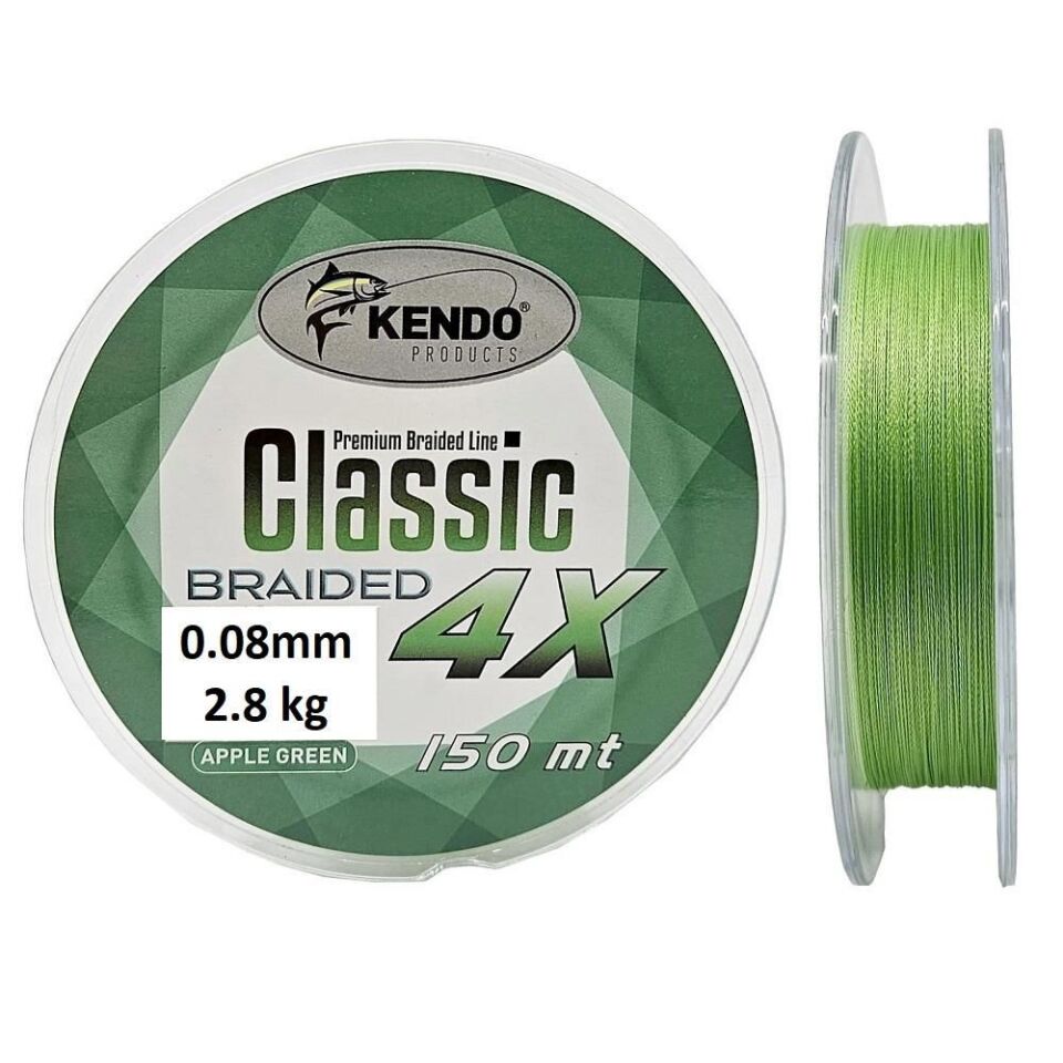 Kendo Classic 4X 150m Apple Green Örgü İp