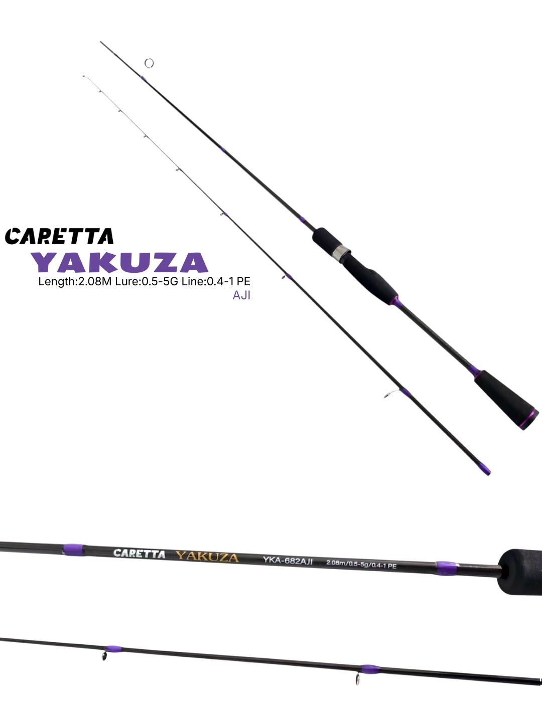 Caretta Yakuza 208 Cm 0.5-5 Gr Aji Lrf Kamışı