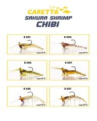 Caretta Sakura Shrimp Chibi 5 Cm 3.7 Gr Silikon Karides