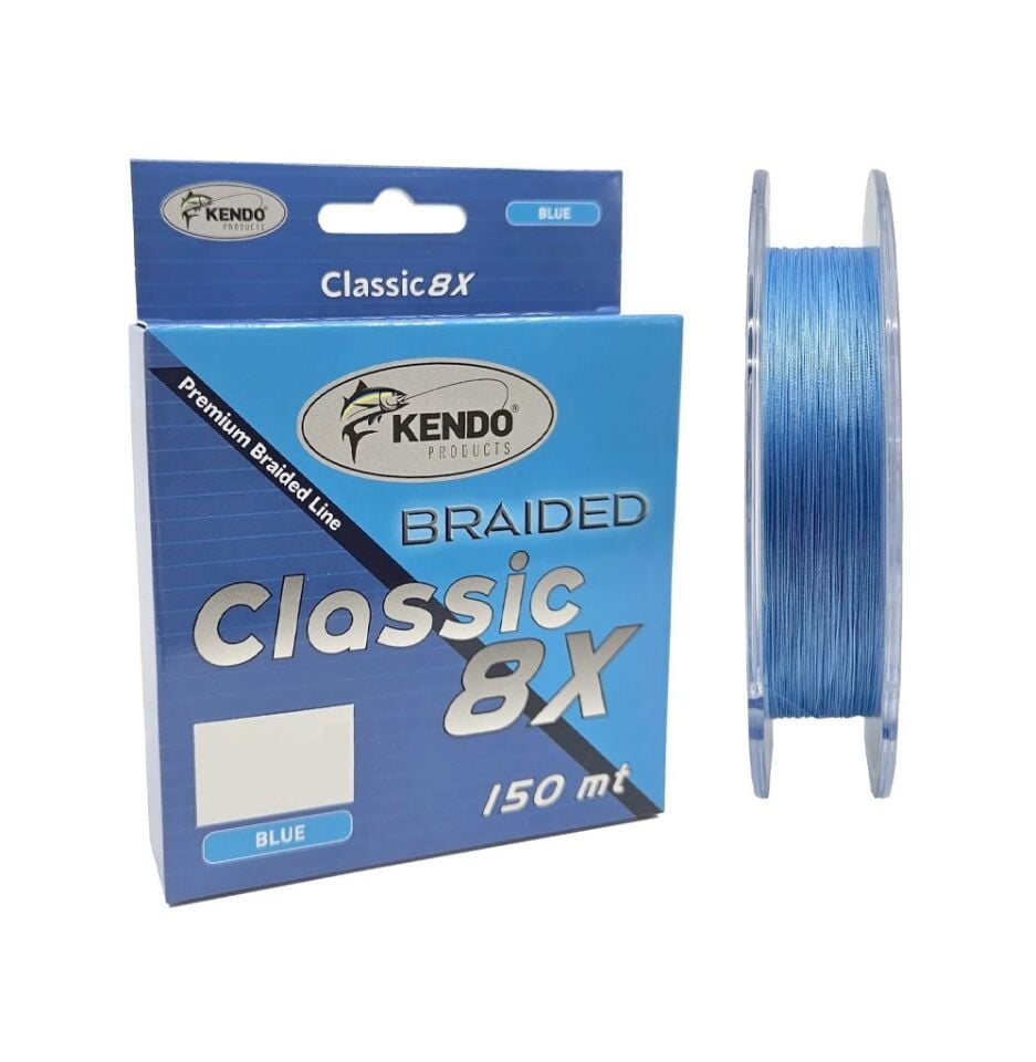 Kendo Classic 8X 150m Blue Örgü İp Misina