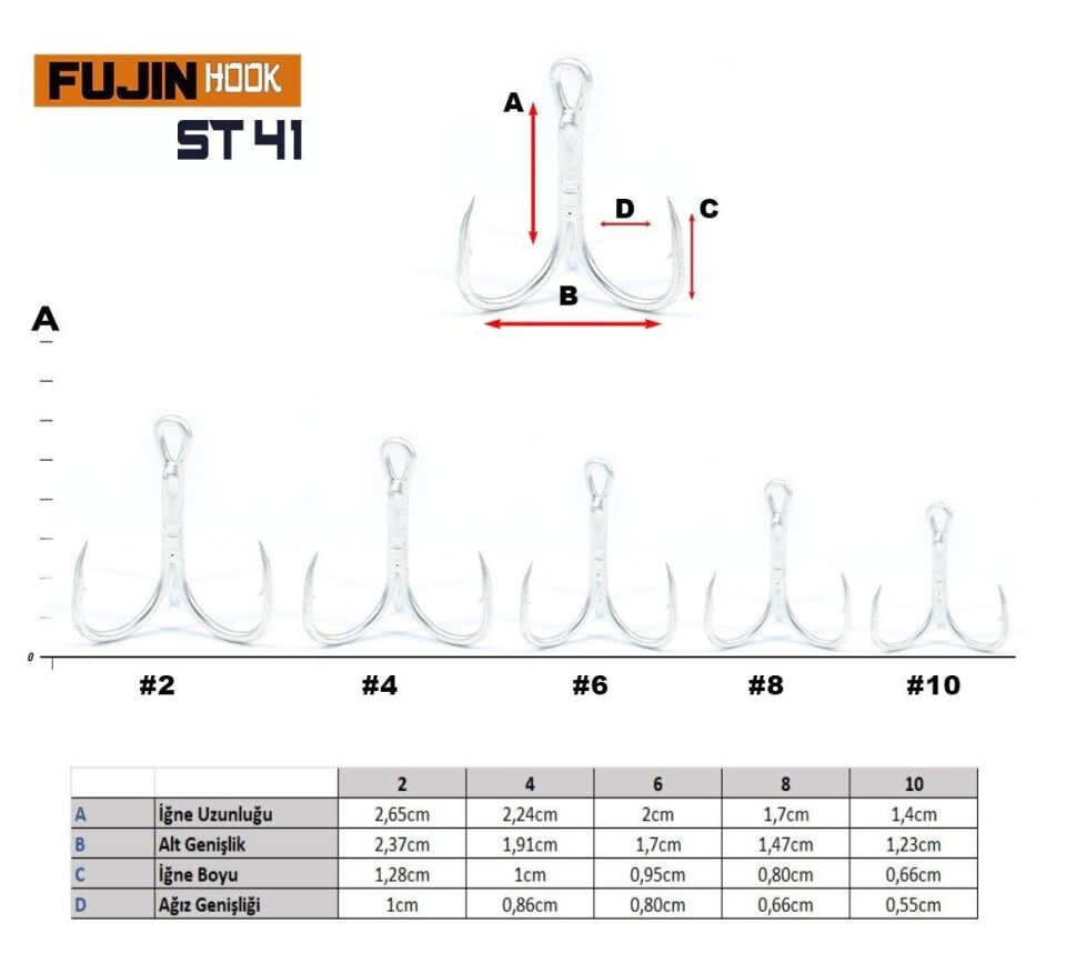Fujin ST41 Üçlü İğne Nickel