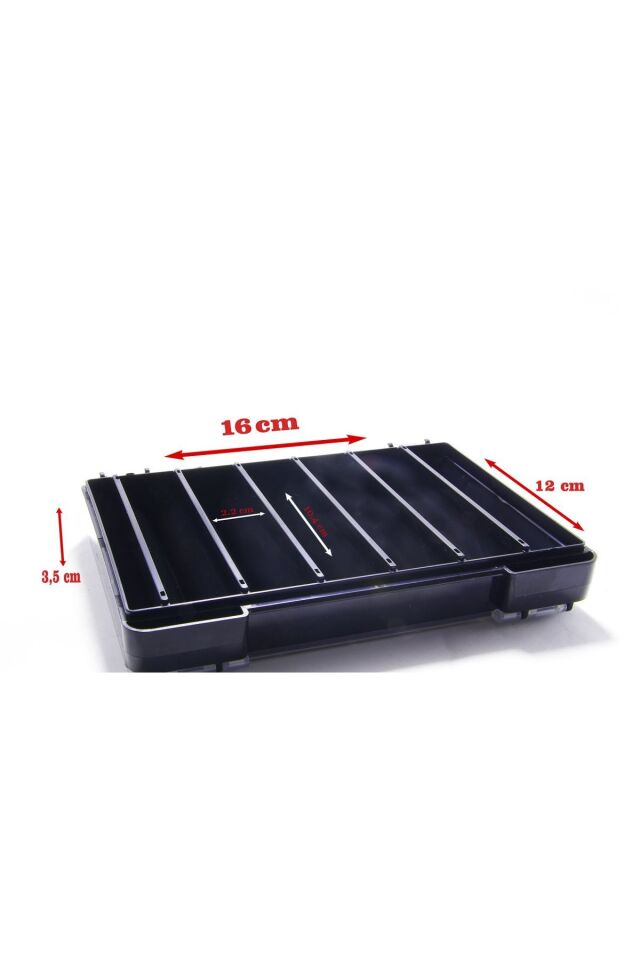 Fujin Tackle Box FTB104DS Çift Taraflı Maket Balık Kutusu