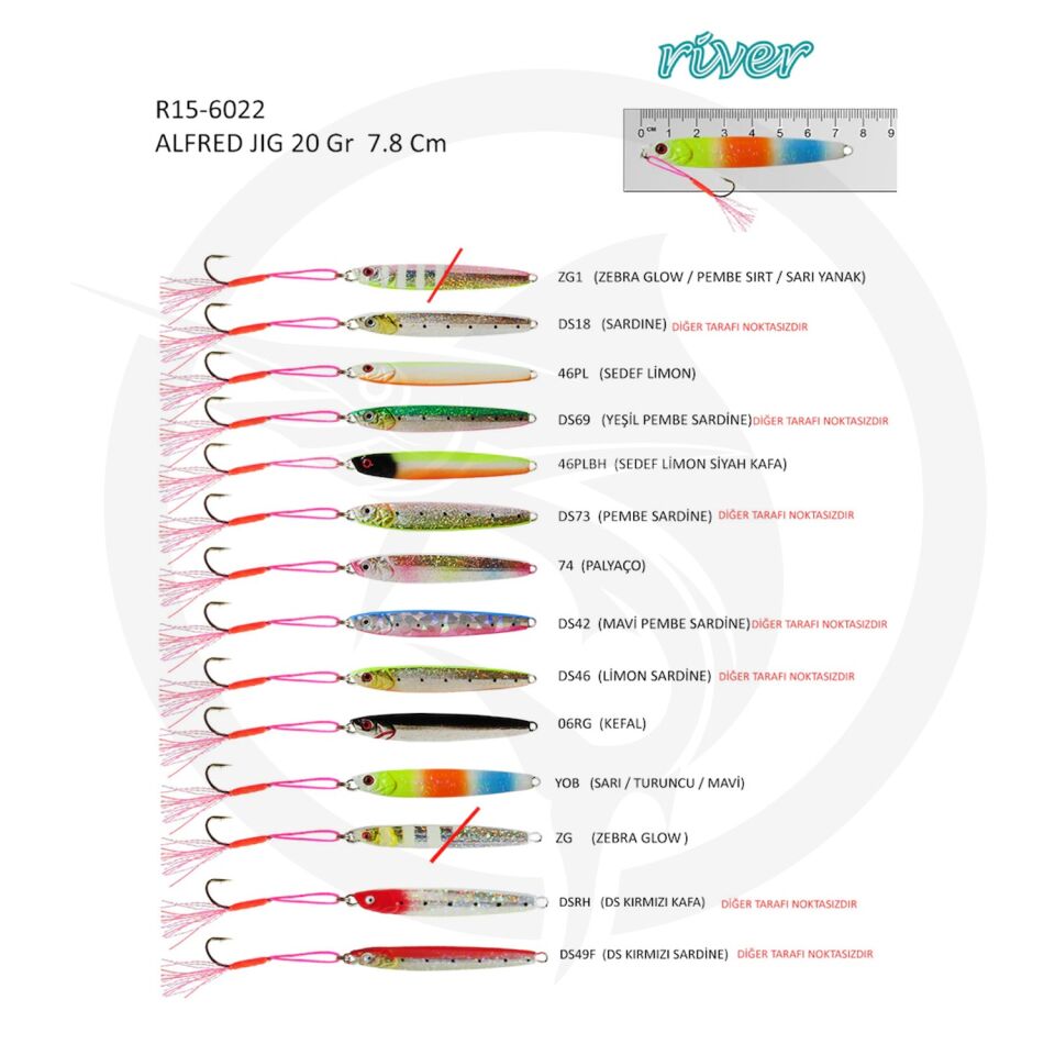 River Alfred Jig 20 Gr