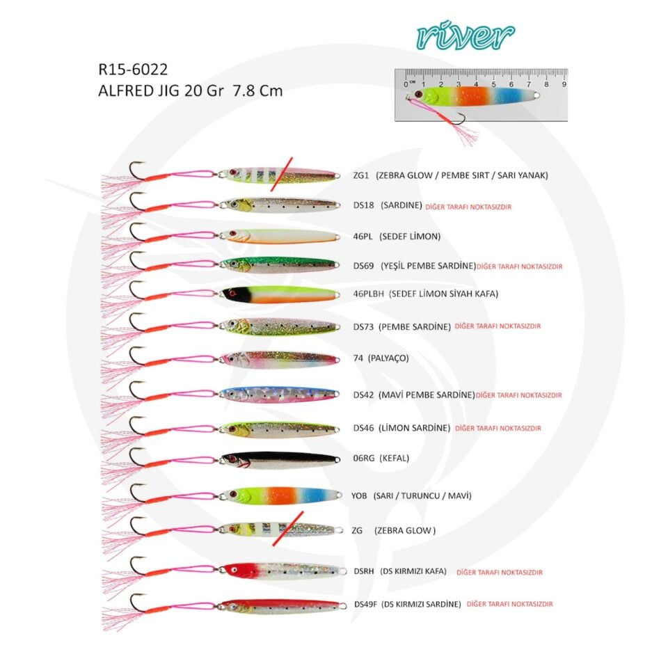 River Alfred Jig 20 Gr