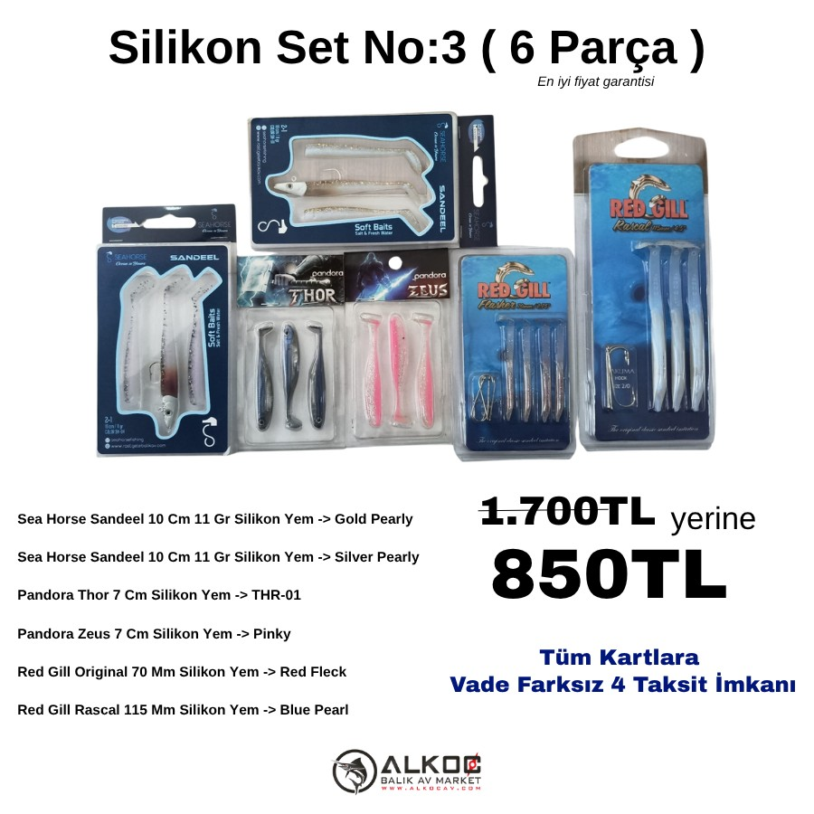 Silikon Set No:3 ( 6 Parça )