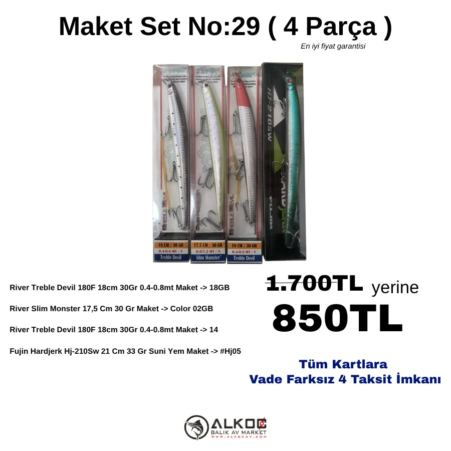 Maket Set No:29 ( 4 Parça )