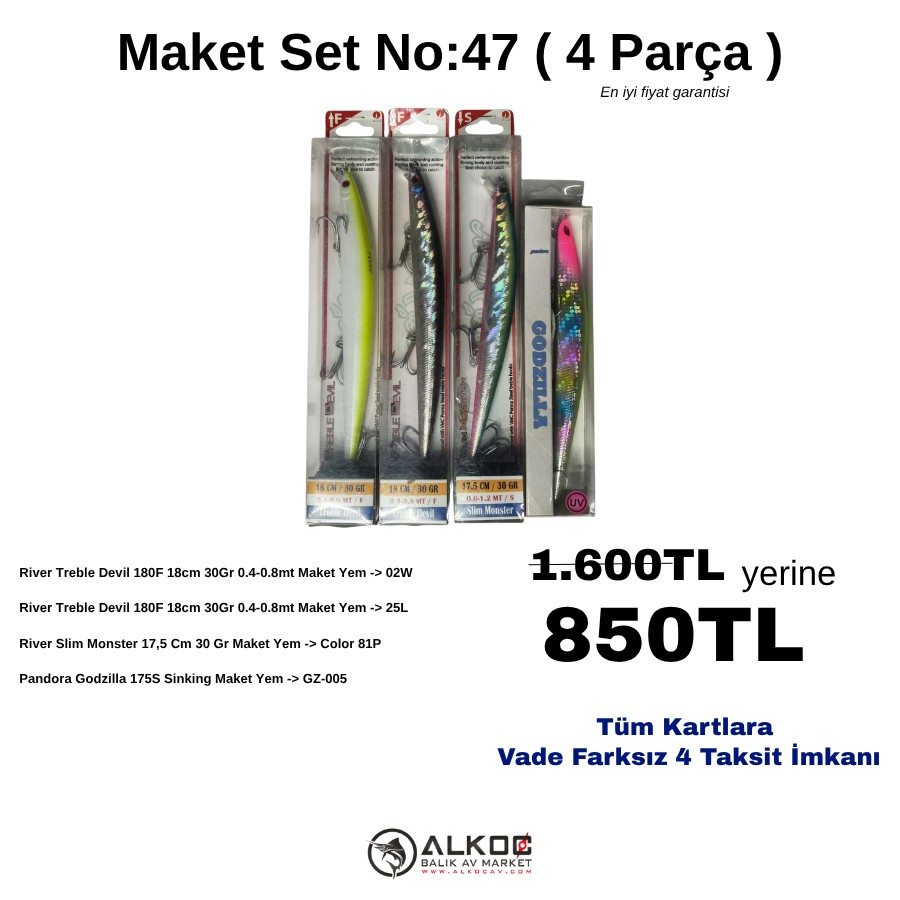 Maket Set No:47 ( 4 Parça )