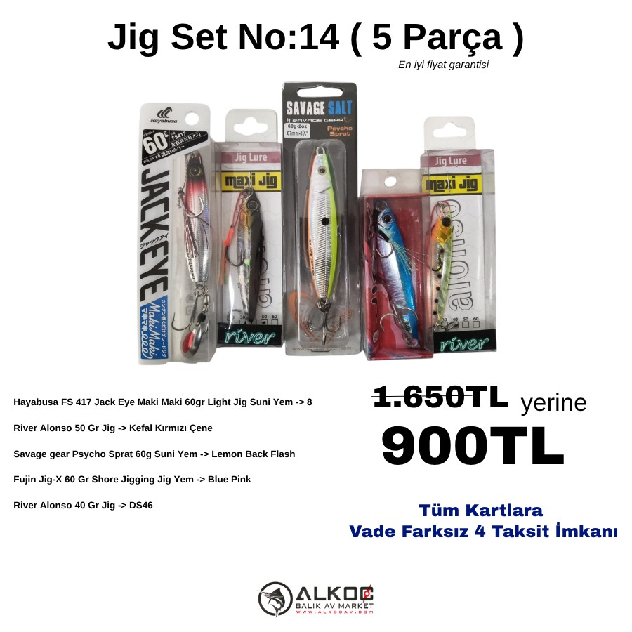 Jig Set No:14 ( 5 Parça )