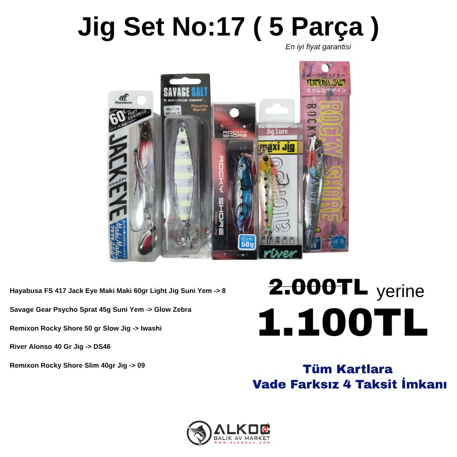 Jig Set No:17 ( 5 Parça )