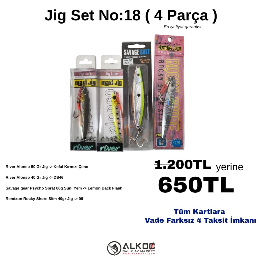 Jig Set No:18 ( 4 Parça )