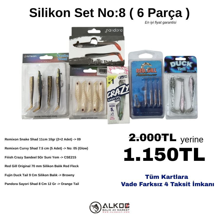 Silikon Set No:8 ( 6 Parça )