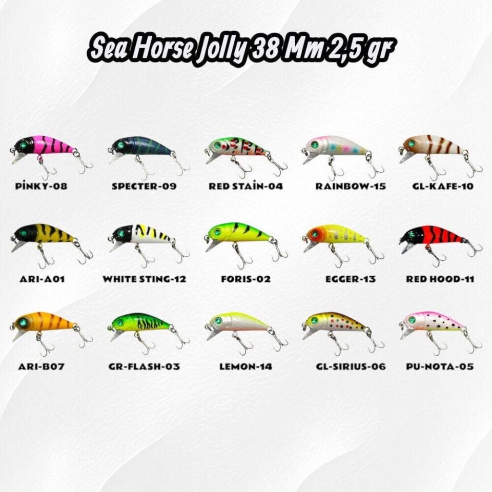 Sea Horse Jolly 38 Mm 2,5 gr Maket Yem