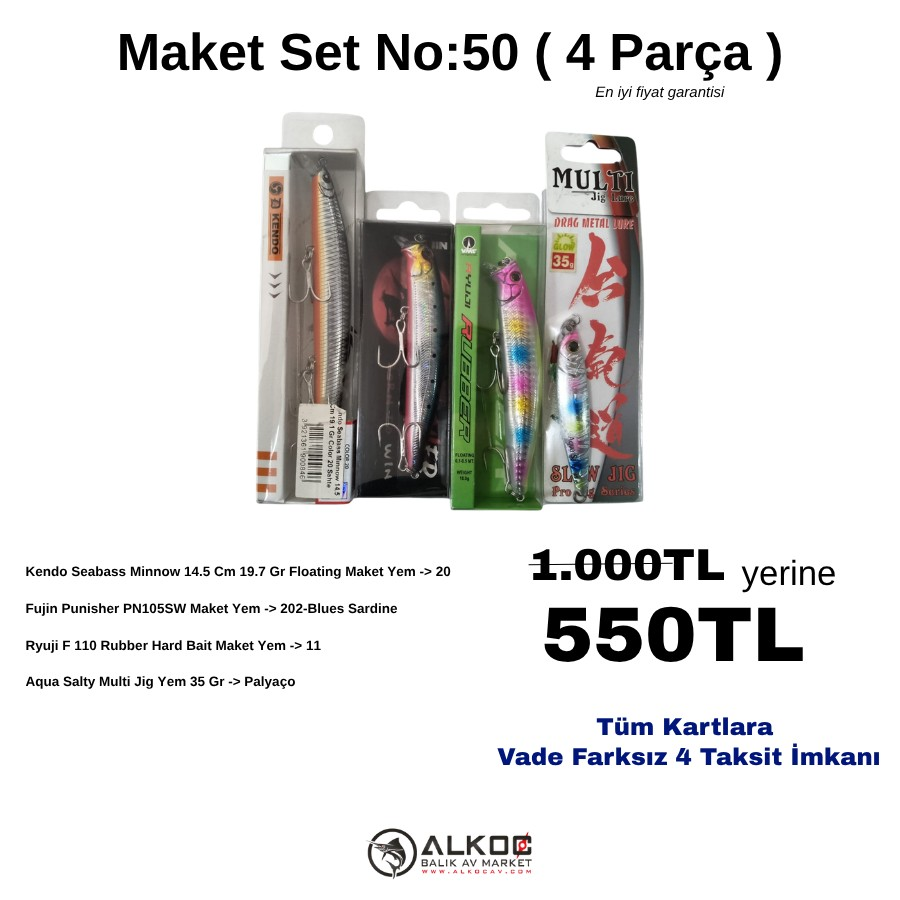 Maket Set No:50 ( 4 Parça )