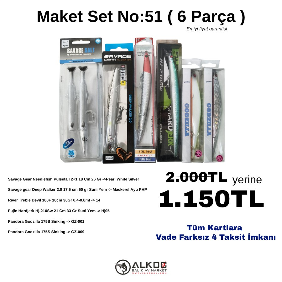 Maket Set No:51 ( 6 Parça )