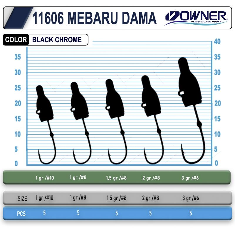 Cultiva JH-83 11606 Mebaru Dama Lrf Jighead