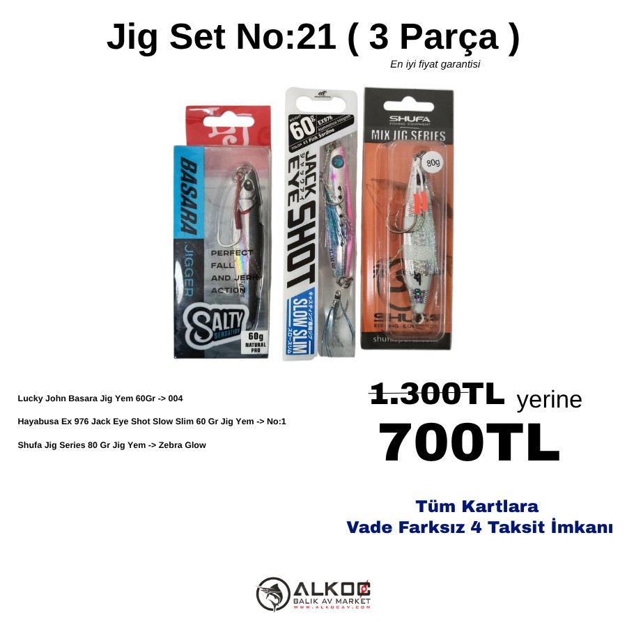 Jig Set No:21 ( 3 Parça )