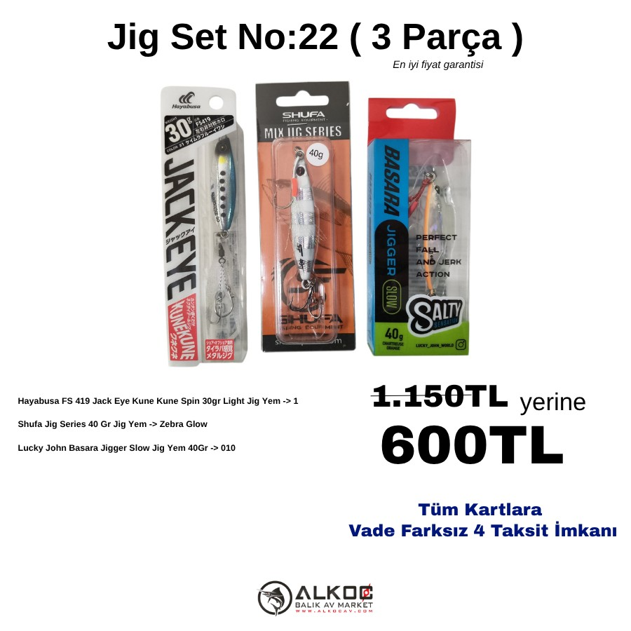Jig Set No:22 ( 3 Parça )
