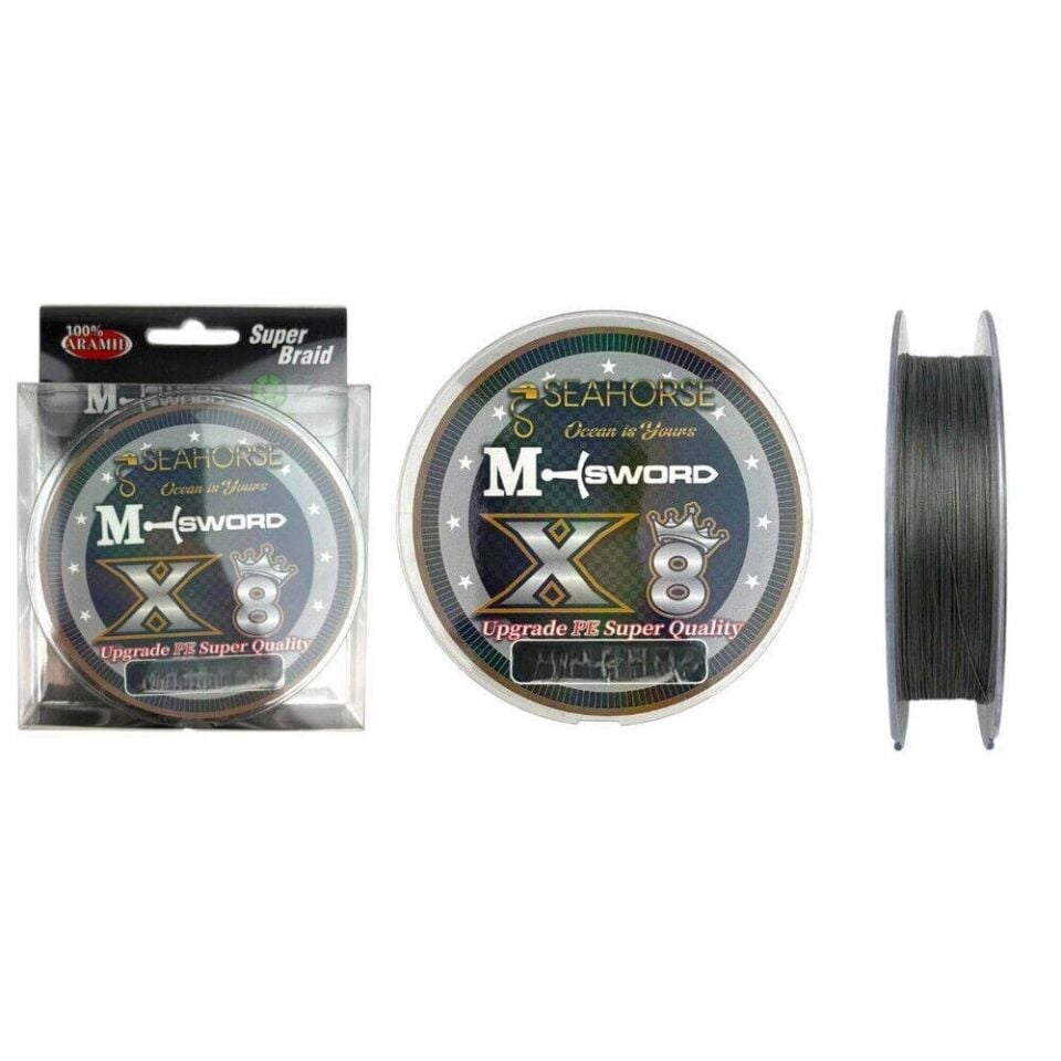 Sea Horse M-Sword x8 150 Mt Gri İp Misina