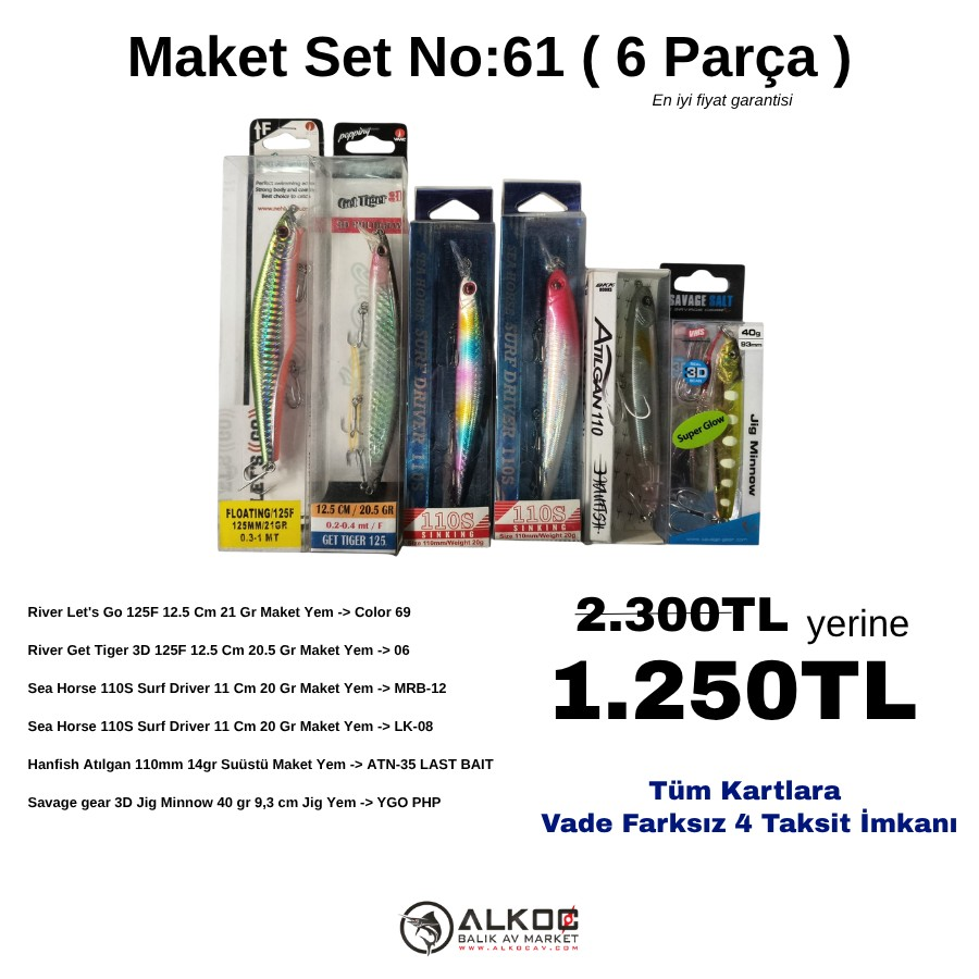 Maket Set No:61 ( 6 Parça )
