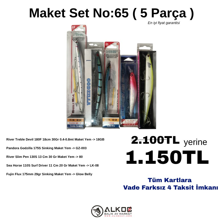 Maket Set No:65 ( 5 Parça )