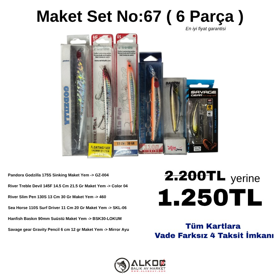 Maket Set No:67 ( 6 Parça )