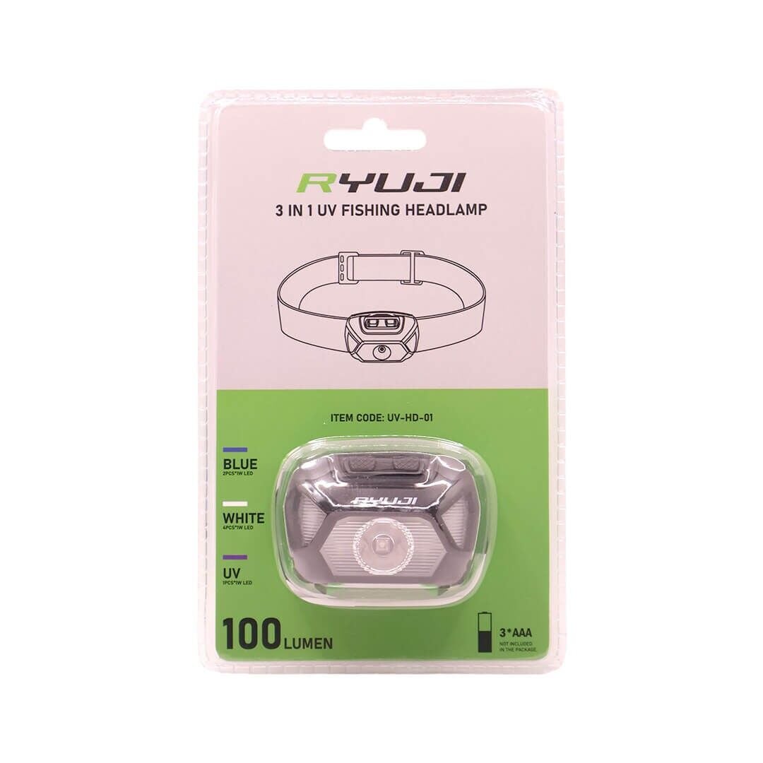 Ryuji 100 Lumen Beyaz + UV Kafa Feneri