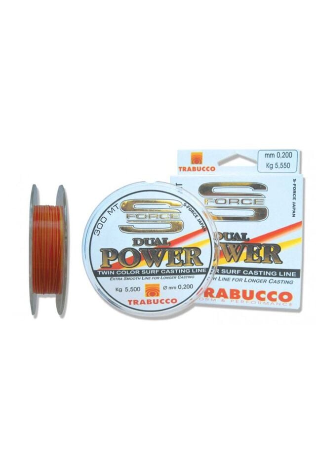 Trabucco S Force Dual Power Misina 300 Mt 0.40 Mm 20.20 Kg