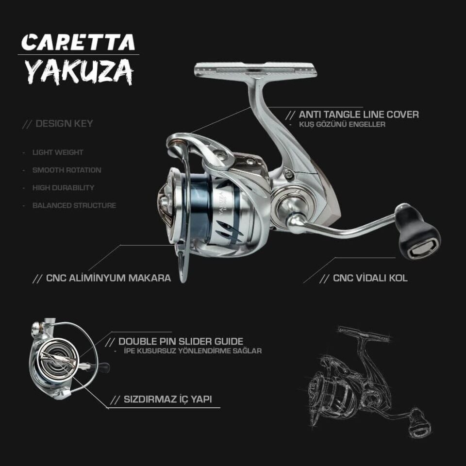 Caretta Yakuza 1000 S LRF Olta Makinesi